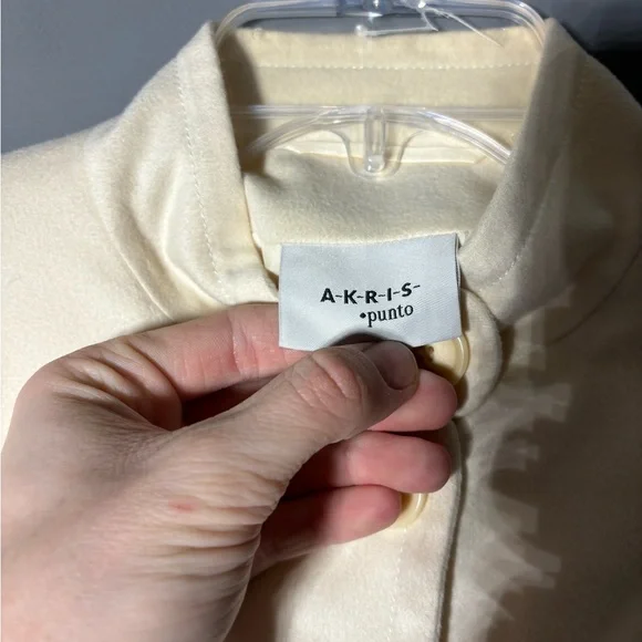 Akris Punto Wool Angora Blend Blazer Womens Size 14 - Picture 5 of 6